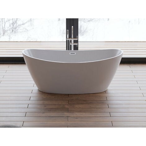 Baignoire îlot ovale NEROON 2.0 L. 170 x l. 80 cm, by SPALINA