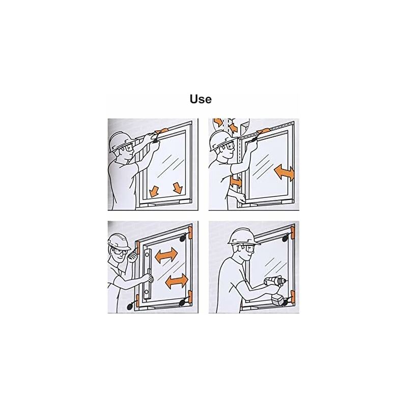 Kit De 6 Cales Pneumatiques Gonflables - Coussin De Levage Air Wedge Pour Portes, Meubles Et Alignement