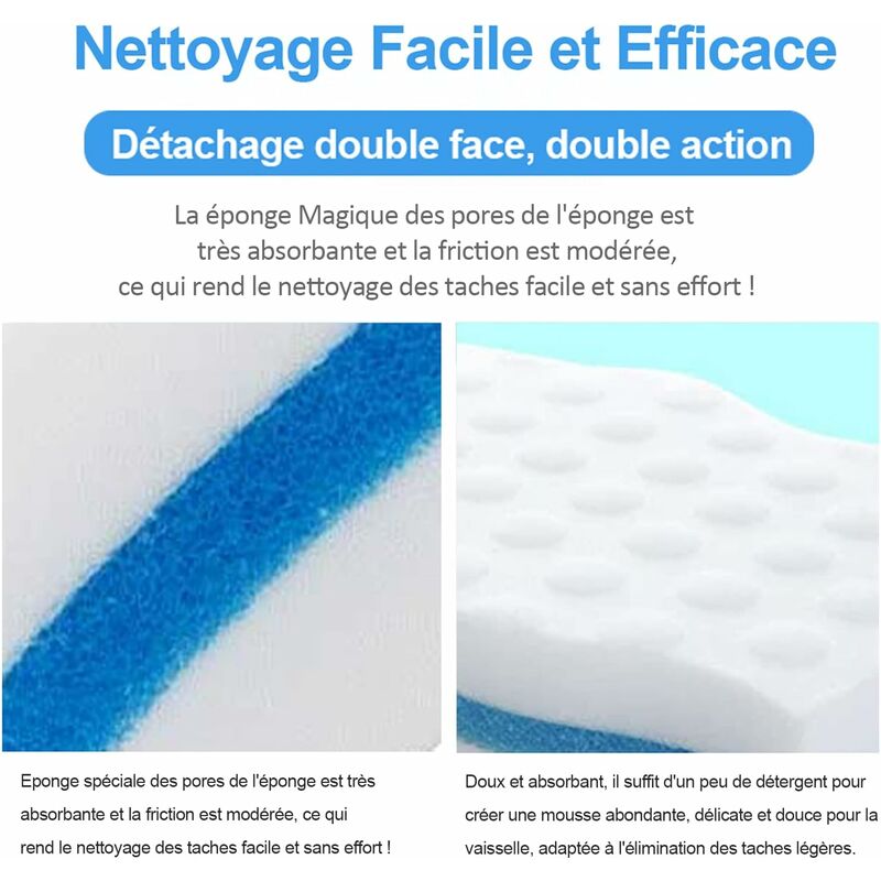 Etagere A Epices éponge Magique Lot De 100 Éponges Magiques En Mélamine - Nettoyage Facile 10x7x3 Cm Meilleure éponge Magique Eponge Magique Piscine