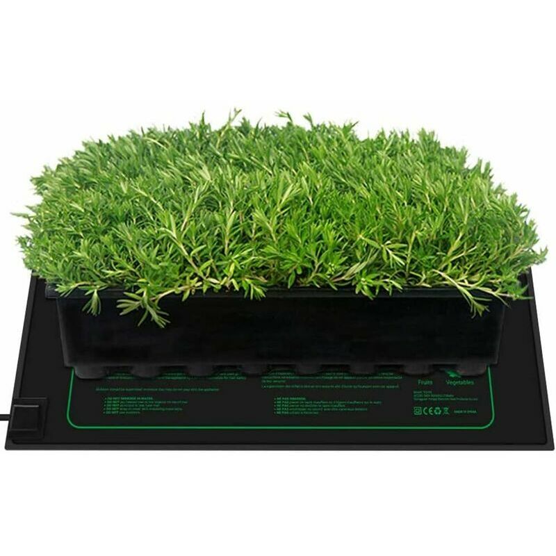 52 × 50 cm,Tapis Chauffant pour Plantes, Serre de Germination Imperméable  Accélérer la Germination des Graines, Coussin Chauffant pour Reptile 30