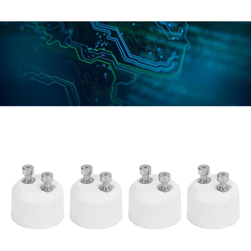 ShuoHui Lot De 10 Adaptateurs GU10 Vers MR16 GU5.3 - 230V Vers 230V - Conversion Douille Lampe