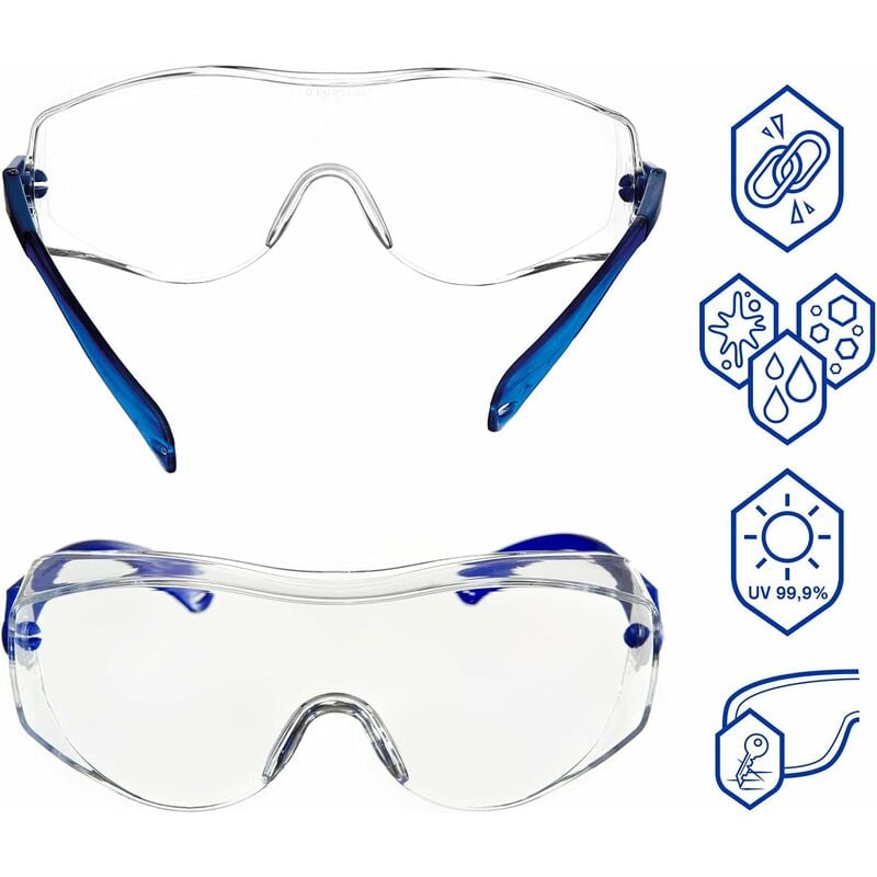 Lunettes de protection NERF - Pour enfant - Blanc et orange - Style de  bataille Nerf