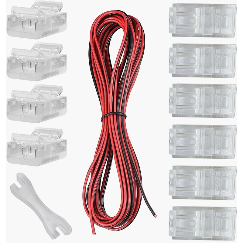 Rallonge câble avec connecteur 4 Broches pour Ruban Bande de LED (5M) :  : Luminaires et Éclairage