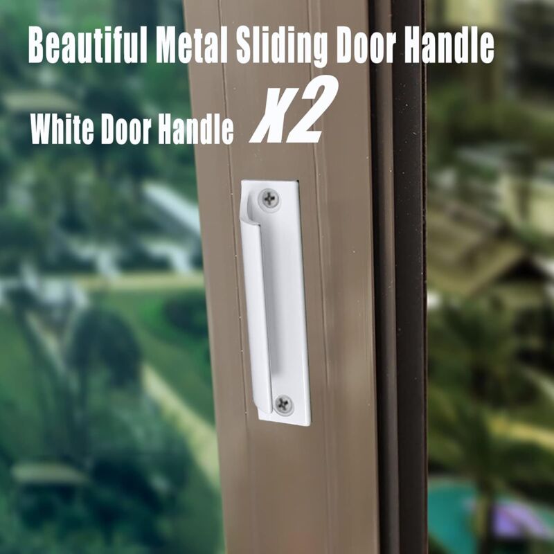 Lot De 2 Poignées De Porte De Balcon D'extérieur - Avec Vis