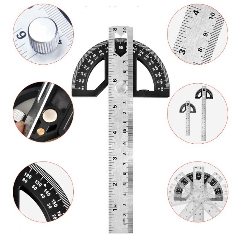 Outil Marquage Angle Et Arc Acier Inox - 23,5cm - Pour Métallerie Et Bricolage