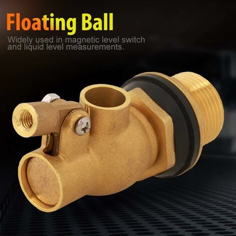 Robinet à flotteur DN20, G3/4 "Boule de flottement de robinet flottant de capteur d'eau à filetage mâle flotte valve+robinet flotteur piscine robinet flotteur piscine robinet flotteur piscine robinet