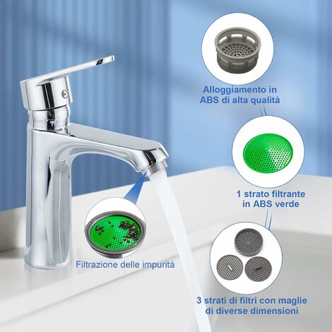 Extension de robinet économiseur d'eau en silicone, buse filtrante