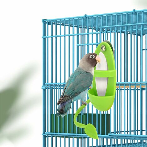 Cage à oiseaux mangeoire à oiseaux abreuvoir perroquet support