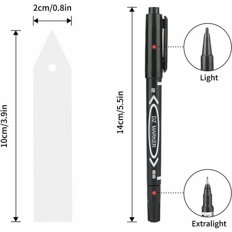 KINGLAKE 200 Pièces Mini étiquette Pour Semis,5X1cm Etiquette Plante