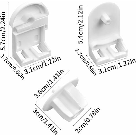 SALUTUYA Raccord De Store Enrouleur Kit De Réparation De Chaîne De Poulie Latérale, Support D