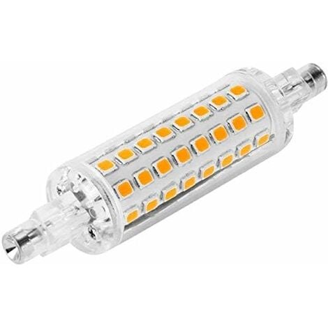 Ampoule à Intensité Réglable pour Lampe Halogène, Tube ABS LED R7S