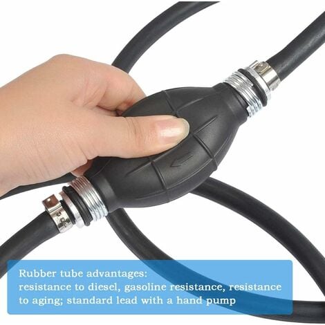 Ventouse liquide multifonction, pompe à main à siphon à haut débit pompe  manuelle portable de transfert de carburant de voiture