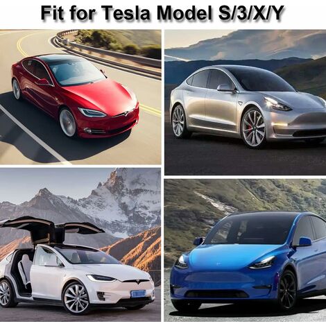 Tesla Model 3 Cache Moyeux, Moyeu De Roue Central, 4 Packs Enjoliveurs,  Capuchons De Jante