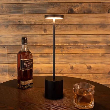 Lampe de bureau LED Samuel Noir, éclairage à 5 niveaux SAMUEL noir