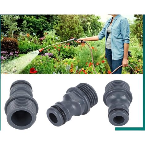 2 Pièces G1/2 Filetage Mâle Connecteur Rapide Mamelon Tuyau D'arrosage