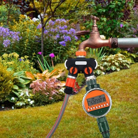 Répartiteur En Y En Laiton - 2 Voies - Raccord Eau 3/4 - Avec Adaptateur Et Rondelles - Pour Maison Et Jardin
