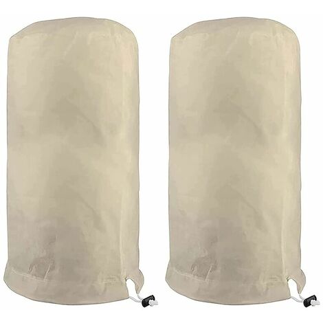 Housse Hivernage Plantes Muzhira - 2 Pièces 120x180cm - 50g/m² - Protection Gel Jusqu'à -6°C
