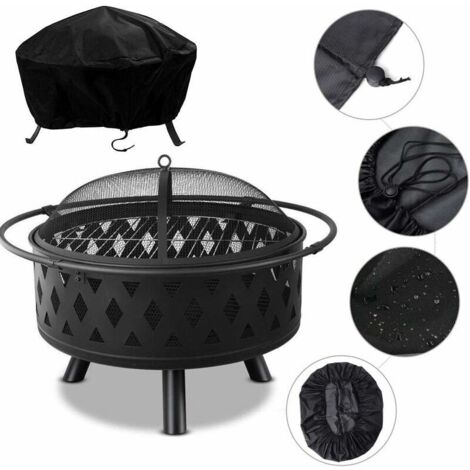 Housse étanche Pour Brasero Rond 61 Cm – Protection Anti-pluie Et Anti-UV !