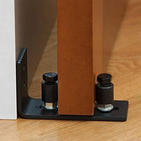 CSPARKV 1 pièces Guide pour portail Rails au sol coulissants Fontainebleau 12X52X65mm (le noir)