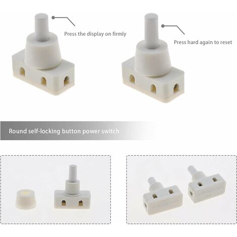 Interrupteurs De Prise électrique, Interrupteur à Bouton-poussoir