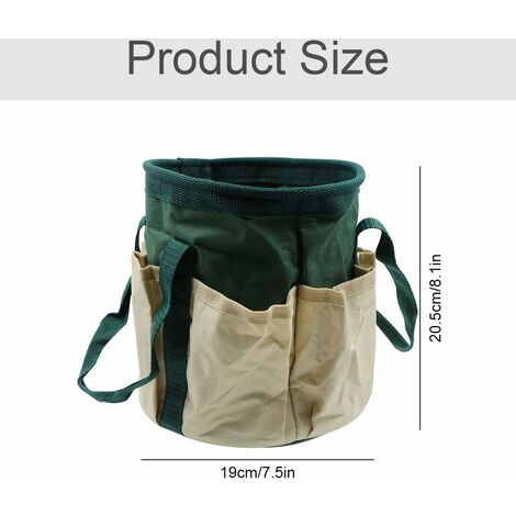 Sac Organisateur Outils Jardin Yimomoyi - Toile Oxford Imperméable, 6 Poches | Pliable, Transport Facile