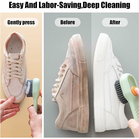 Brosse de nettoyage liquide multifonction pour chaussures, chiffon