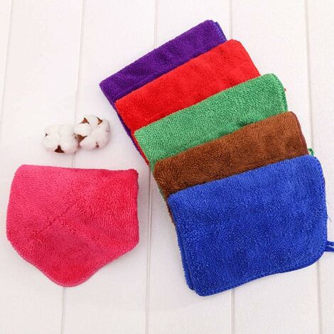 Essuie-mains Carreaux Chic en microfibre (lot de 2