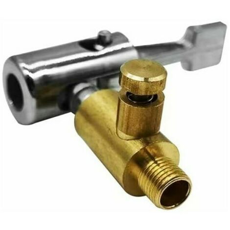 Adaptateur Valve Pneu Universel - Embout Gonflage Pour Voiture, Vélo, Ballons, Compatible Schrader Et Presta - Laiton Et Plastique Résistant