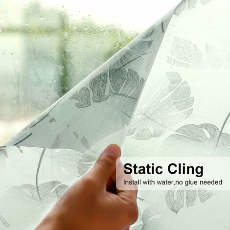 AOKKR Film Fenêtre Anti Regard Film Pour Vitre Dépolie Intimité Film