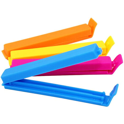 Lot De Clips De Fermeture Pour Sachets Cm Couleur Al Atoire