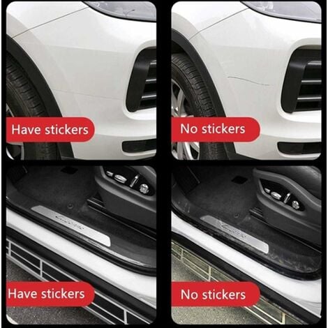 Voiture Pare-Choc Angle Protection Housse Anti Rayures Caoutchouc Sticker  Auto