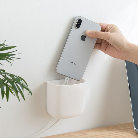 FTISSLY 2PCS Support De Telecommande Mural Porte Telecommande Mural Boite Rangement Telecommande Adhésif Range Telecommande Murale Avec Autocollant Pour Télécommande, Stylo, Téléphone Portable