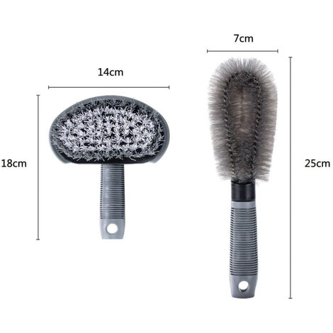 Brosse Jantes Et Pneus SOMLAW - Nettoyage Sans Rayures Pour Voiture, Moto Et Camion