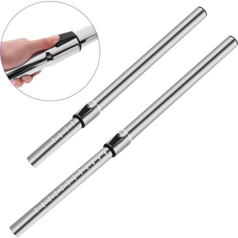 tuyau d’extension pour aspirateur, universel, 35mm, tige télescopique, compatible pour AEG, Bosch, Dirt, Devil, Eio, Electrolux, Miele, Philips, Rowenta
