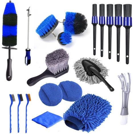Brosse de nettoyage de tapis et de rembourrage Viking, brosse à récurer  pour l'intérieur de la voiture et la maison, noire/bleue - AliExpress