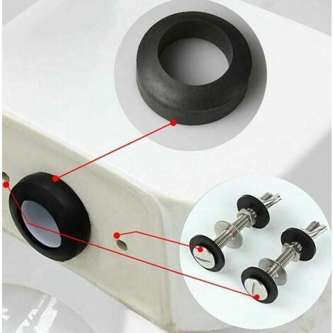 joint et vis acier inoxydable pour cuvette