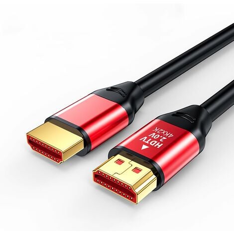 Lindy 36921 - Câble DisplayPort vers HDMI 4K30 (DP:passif), 1m