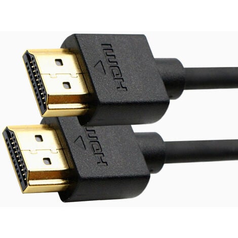Câble HDMI 2.0 Ultra HD 4K 60Hz 2m Noir