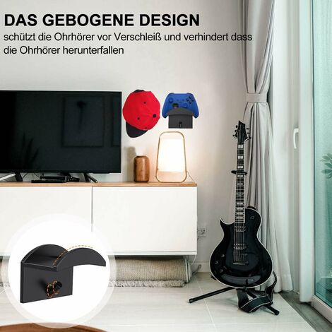 Support Casque Mural JASCCY Crochets Adhésifs Pour Casque Mural Et Table De Bureau Avec Porte Casque Bureau