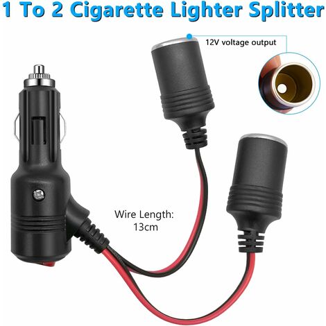 Prise Allume Cigare 12v, 1 à 2 Rallonge Allume Cigare Avec D Cable Dextension Avec Fusible 15a Pour Voiture Bateau Moto 1 Meter 88606450 Prise Allume Cigare 12v, 1 à 2 Rallonge Allume Cigare Avec D Cable Dextension Avec Fusible 15a Pour Voiture Bateau Moto 1 Meter 88606450