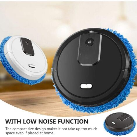 （25x6.5cm）Machine De Nettoyage Intelligente Robot Laveur Balayeur Robot Aspirateur Et Vadrouille Robot Aspirateur Laveur Aspirateur Électrique Aspirateur Automatique Cadeau Animaux Fibre