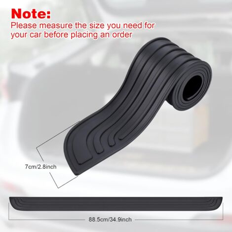 Protection Pare-Chocs Voiture - Bande Caoutchouc 104cm Anti-Rayures - Universelle Pour Coffre
