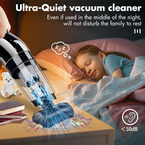 Aspirateur Voiture sans Fil,10000Pa Aspirateur à Main Puissant