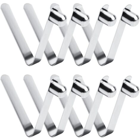 Lot De 5 Clips à Ressort En Acier Inoxydable - Diamètre 5 Mm - Pour Kayak, Tente, Auvent