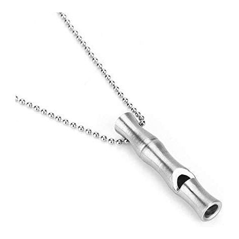 Lot De 6 Sifflets En Aluminium - Fort Décibel, Porte-clés, Pour Survie, Randonnée, Sport