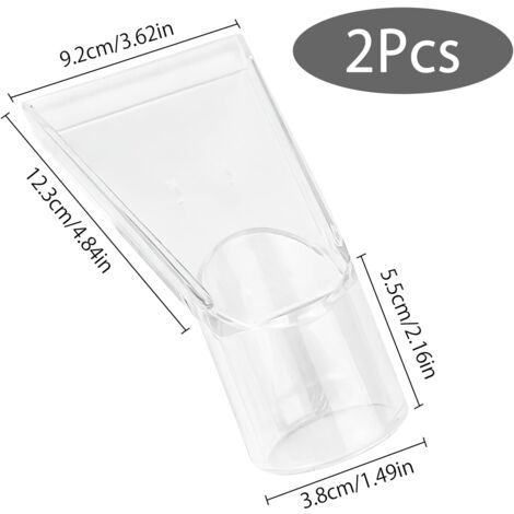 2 Pcs Buse Aspirateur Eau 38mm Embout Shampouineuse pour Aspirateur Suceur In... 652805369211
