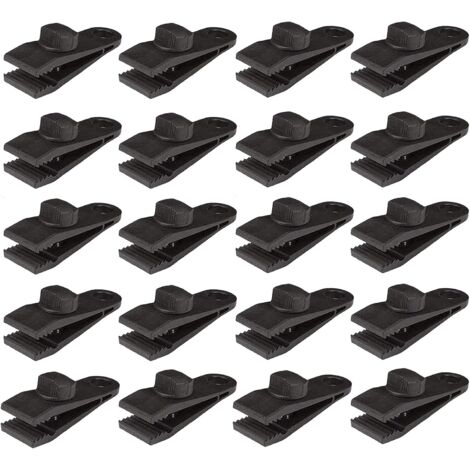 VINGVO pinces de bâche 10 pièces Kit de pinces pour auvent de camping