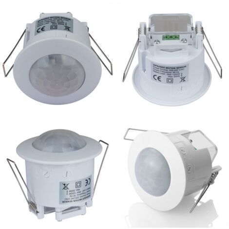 CSPARKV Détecteur de mouvements intérieure plafond, encastré 360 ° relais blanc IP20