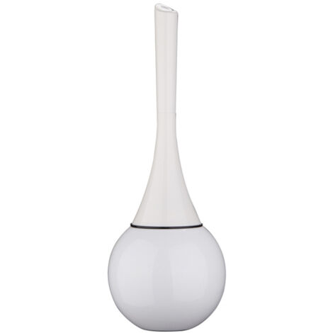 CSPARKV Blanc - Brosse WC, Porte Brosse WC acier inoxydable et brosse WC
