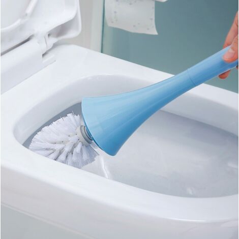 CSPARKV Bleu - Brosse WC, Porte Brosse WC acier inoxydable et brosse WC
